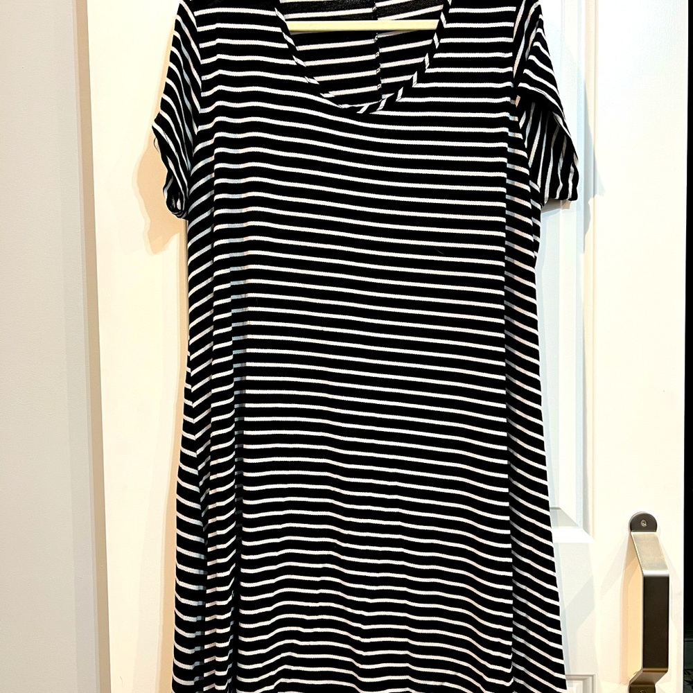 Striped swing dress sz 3x